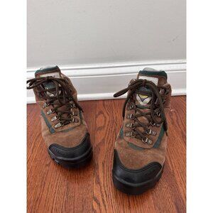 Raichle Hiking Boots Mens 9.5 Brown Suede Leather Outdoor Mountaineering Trail